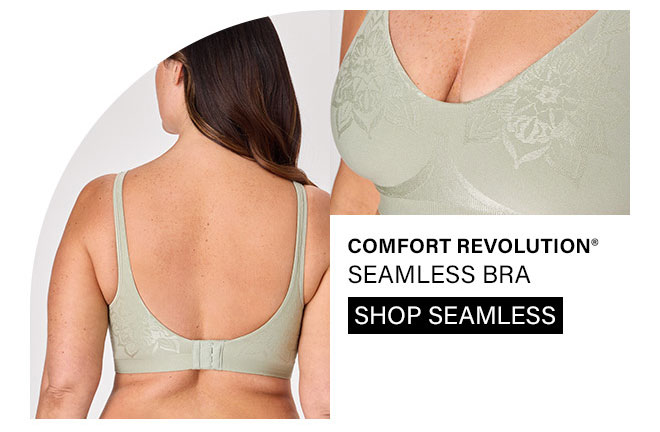 Comfort Revolution ComfortFlex Fit Seamless 2-Ply Wireless Bra