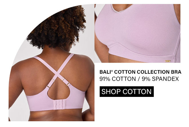 Bali Cotton Collection Wireless Bra