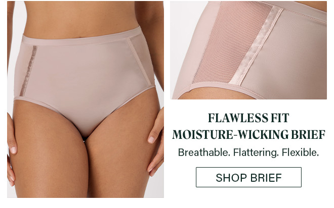 Bali Women's Underwear Brief, Flawless Fit, Moisture Wicking
