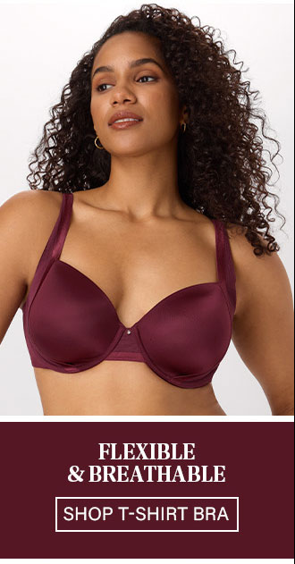 Bali Flawless Fit Women's Underwire Bra, Full-Coverage T-Shirt Bra